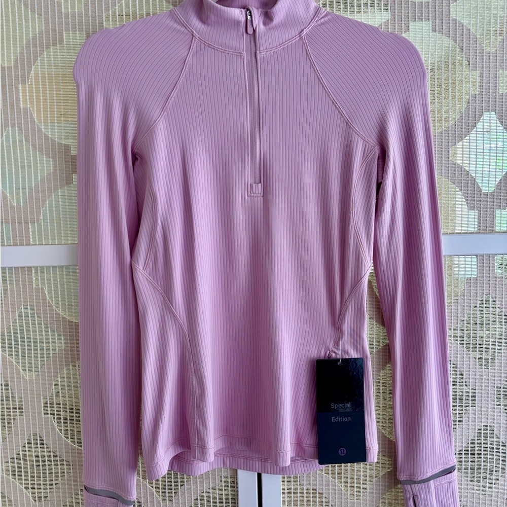 lululemon It’s Rulu Run Ribbed Half Zip - Picture 2 of 5